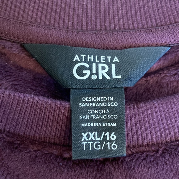 NWT - Athleta Girl Feelin’ Great Sweatshirt - Picture 8 of 13